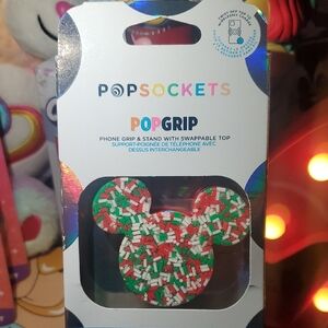 PopSockets PopGrip Mickey Mouse Phone Grip - Red, Green, White